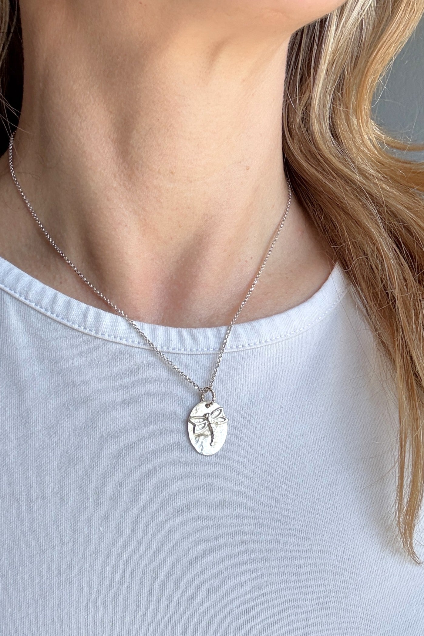 Dragonfly Sterling Silver Necklace