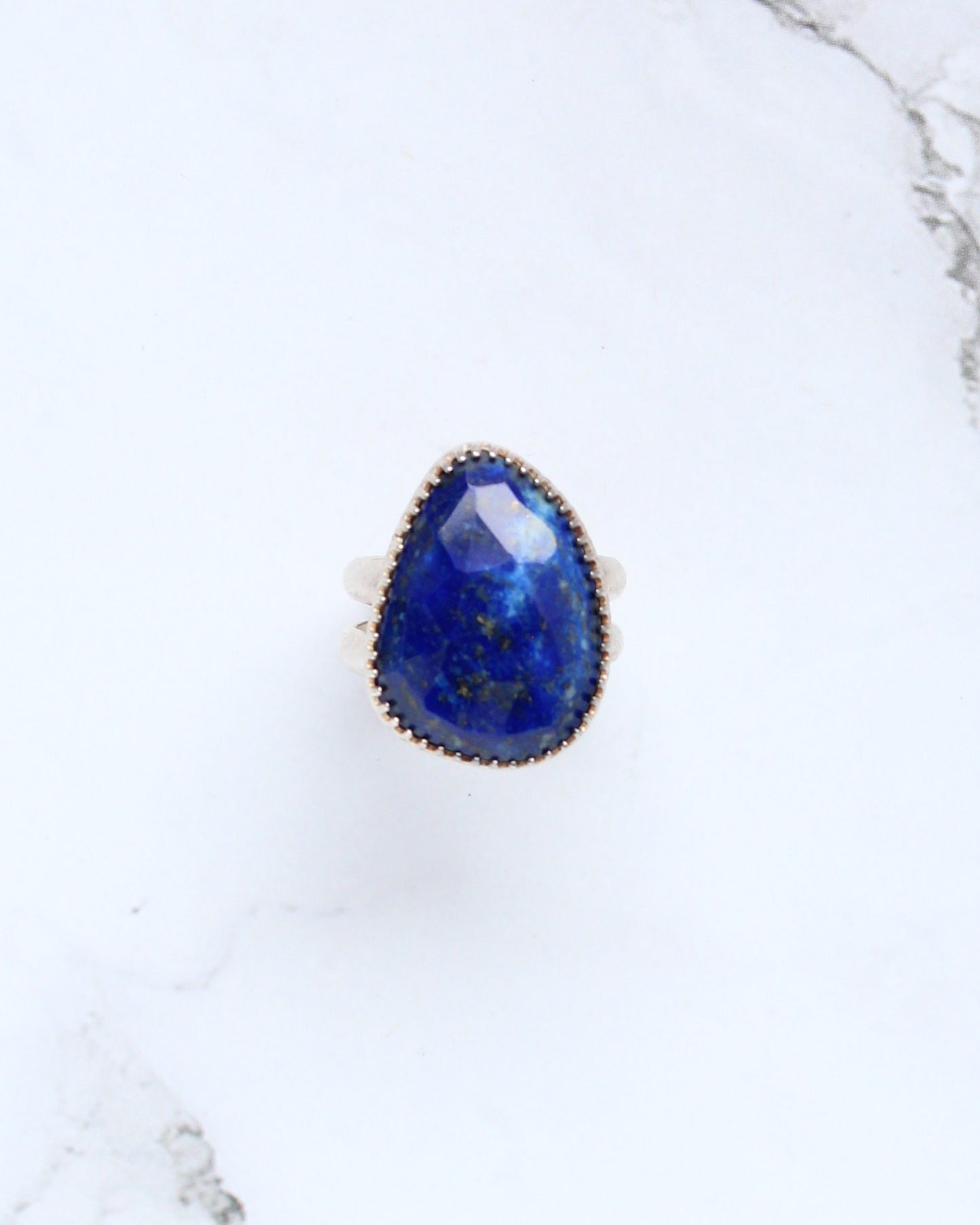 Lapis Lazuli Infinity Ring | Aurora