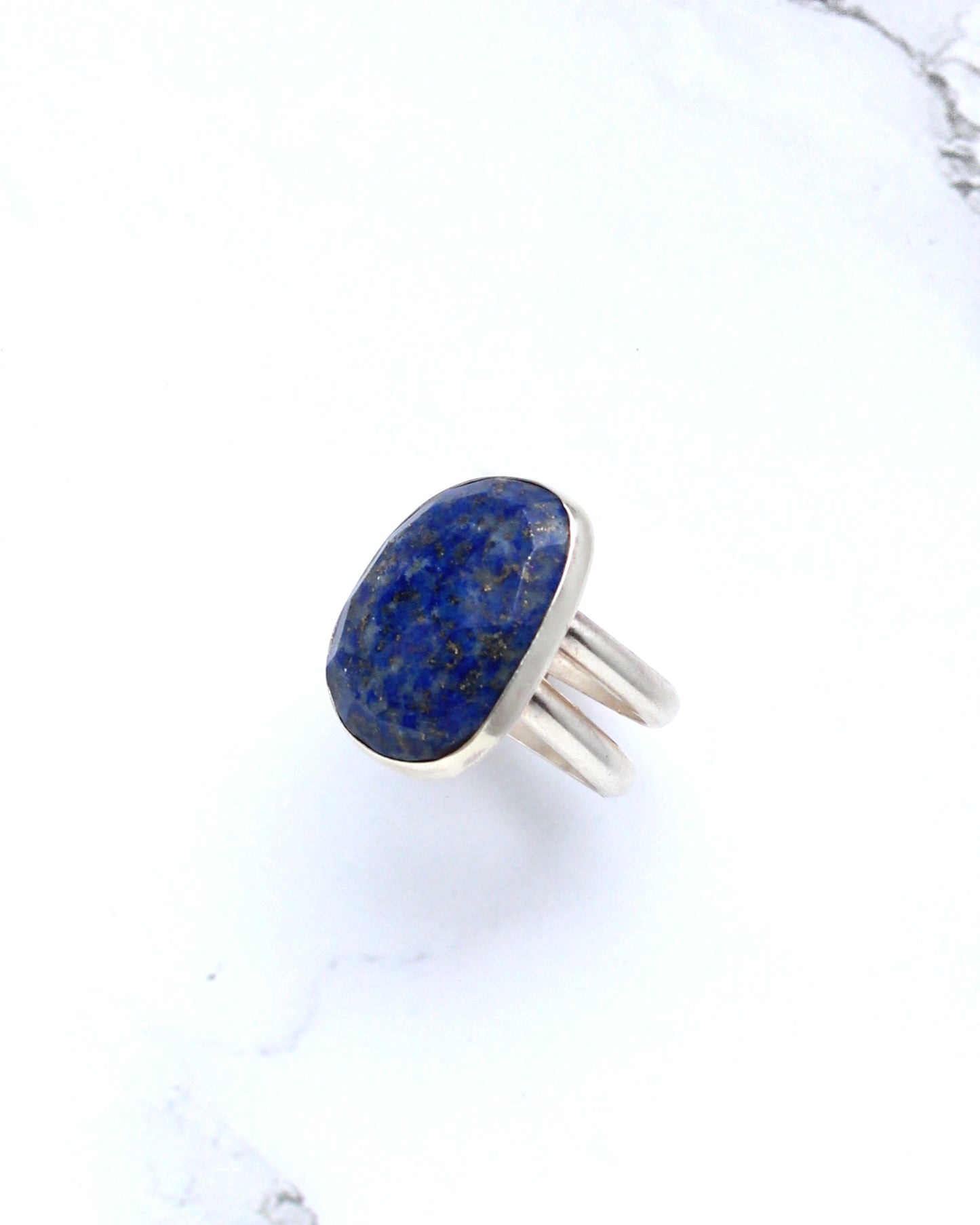 Lapis Lazuli Infinity Ring | Celeste