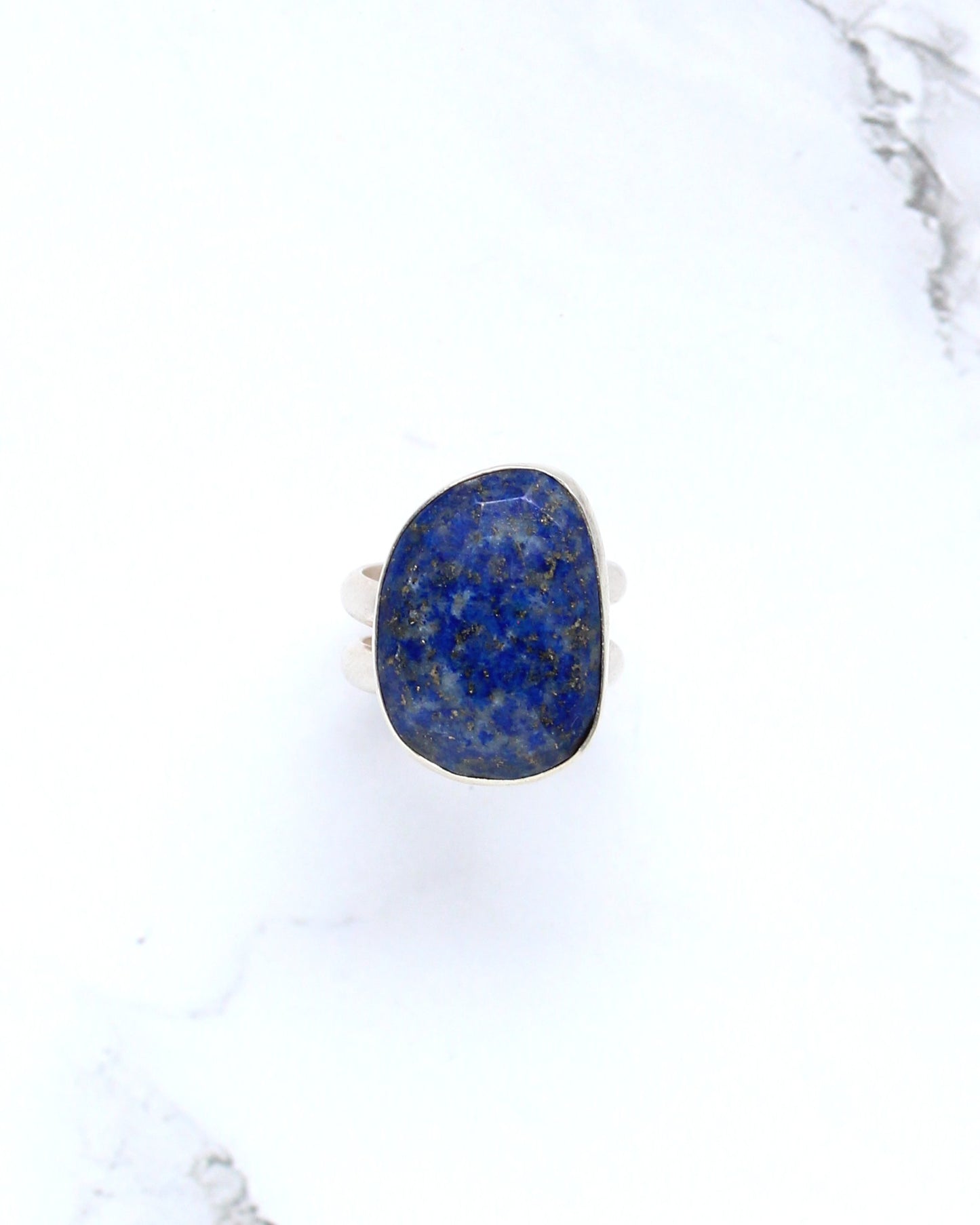 Lapis Lazuli Infinity Ring | Celeste