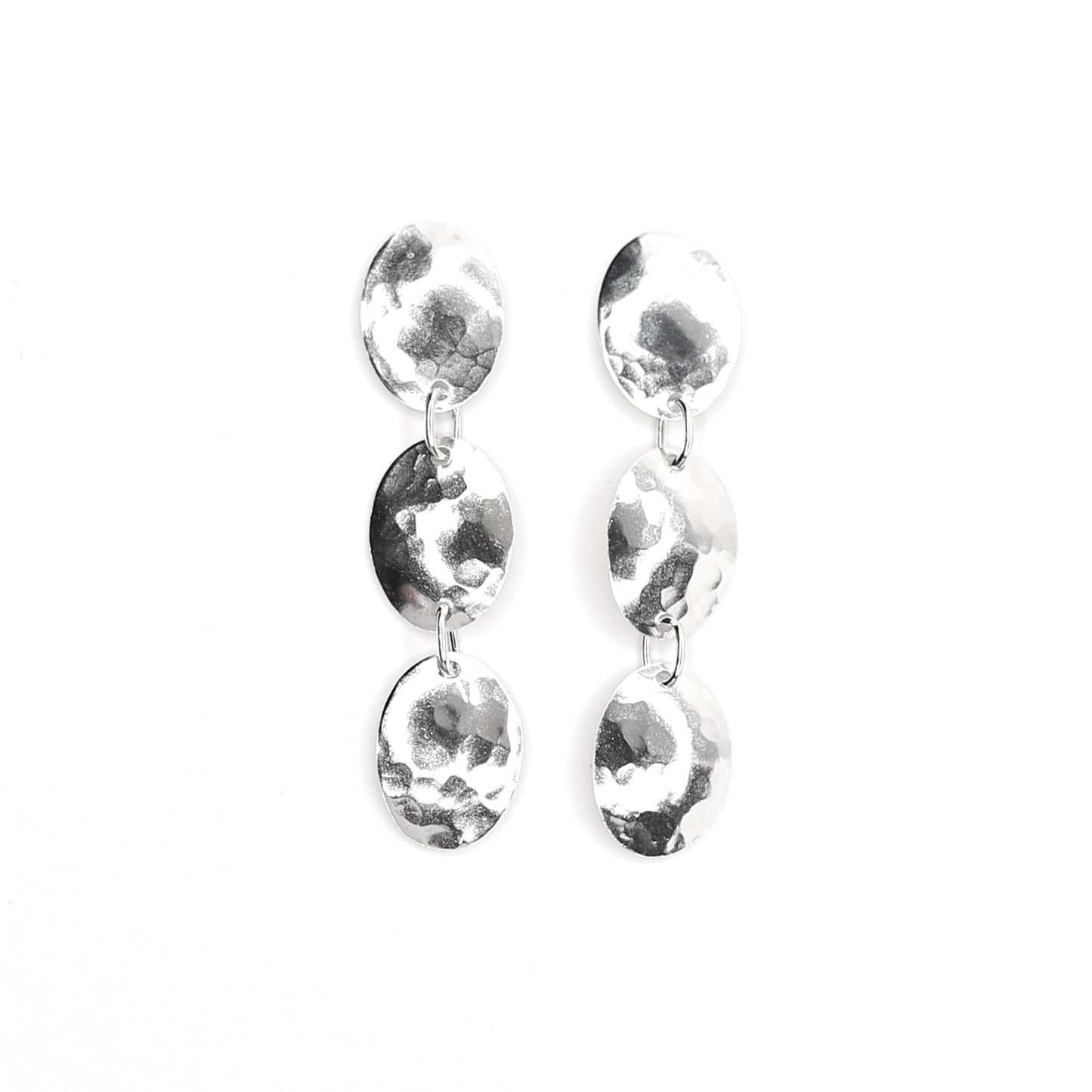 Trinity Shield Dangle Earrings