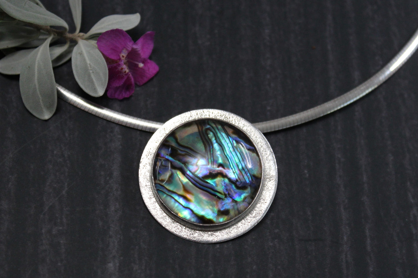 The Sydney Abalone Sterling Silver Necklace