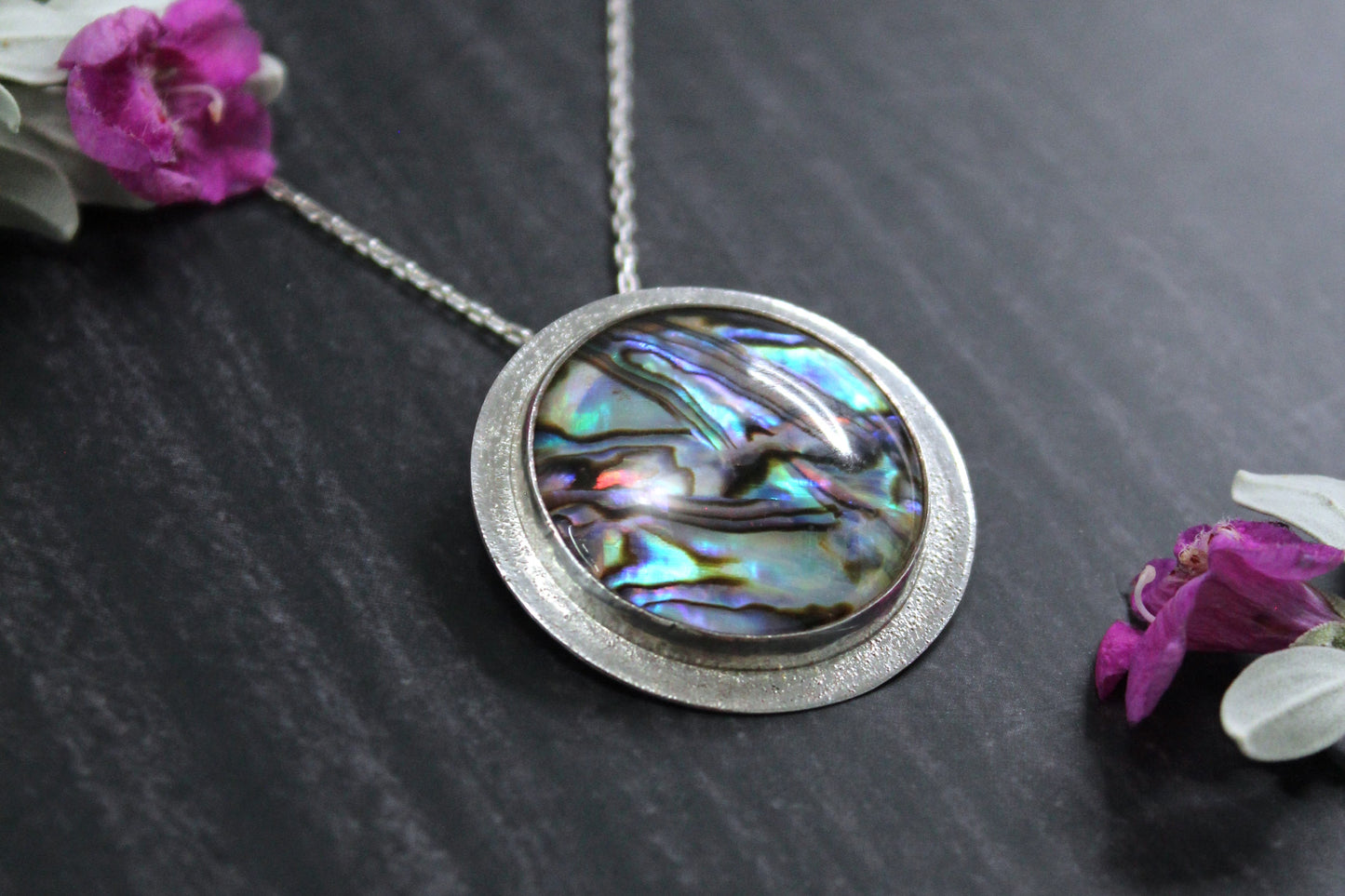 Abalone Sterling Silver Necklace