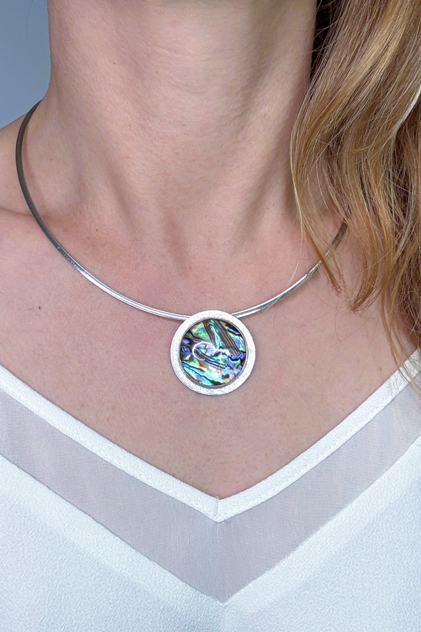 The Sydney Abalone Sterling Silver Necklace