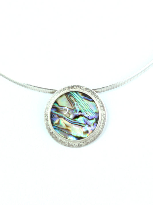 Abalone Sterling Silver Necklace