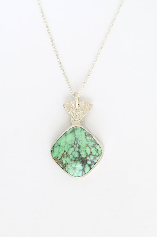 Australian Variscite Sterling Silver Necklace