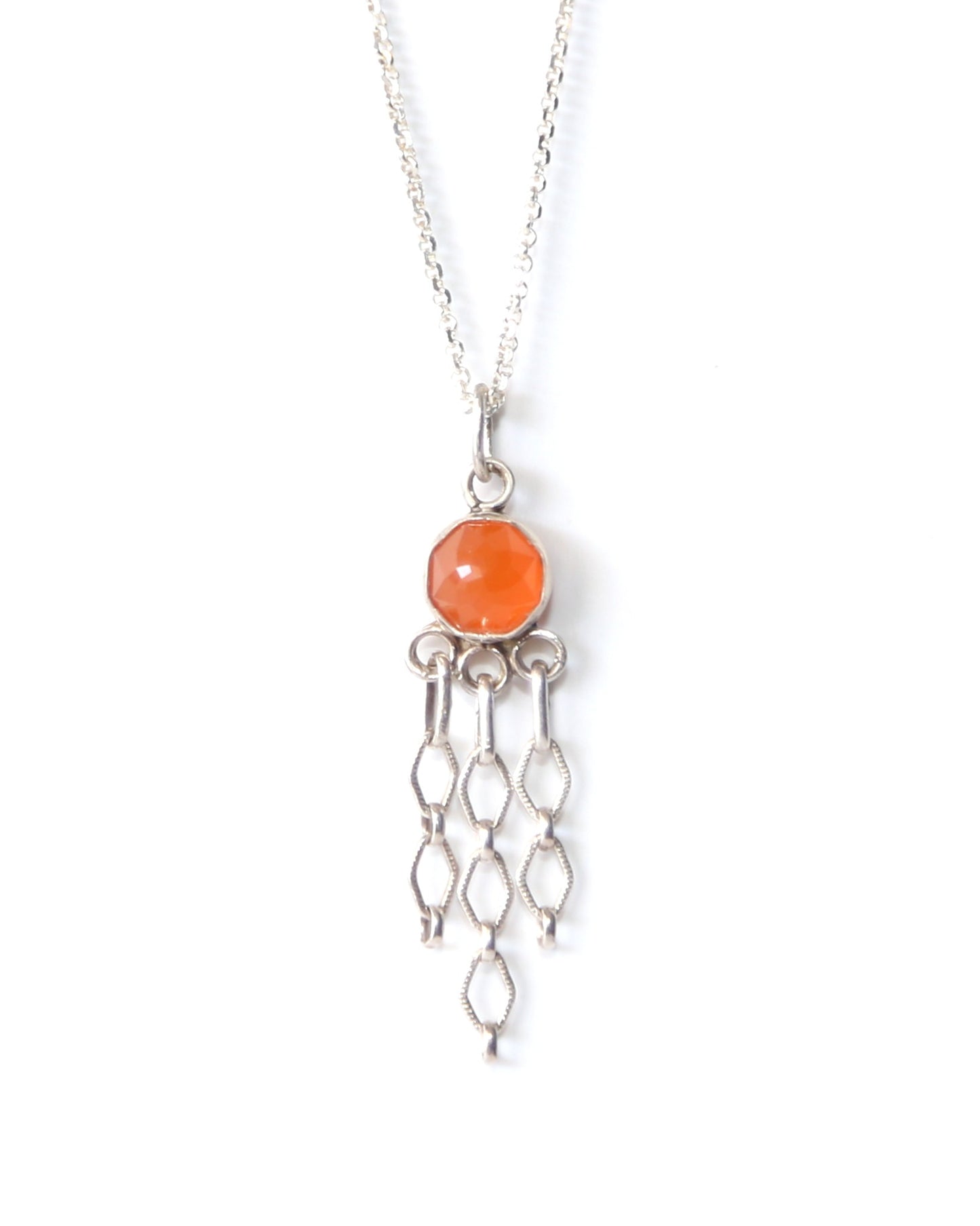 Carnelian Dangle Necklace