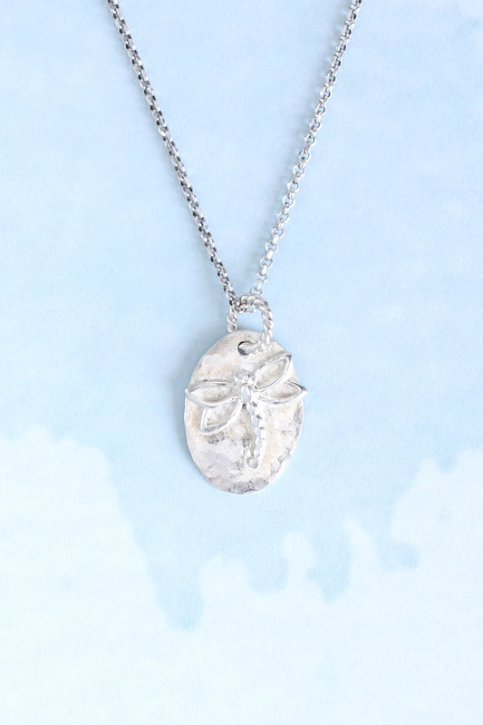 Dragonfly Sterling Silver Necklace