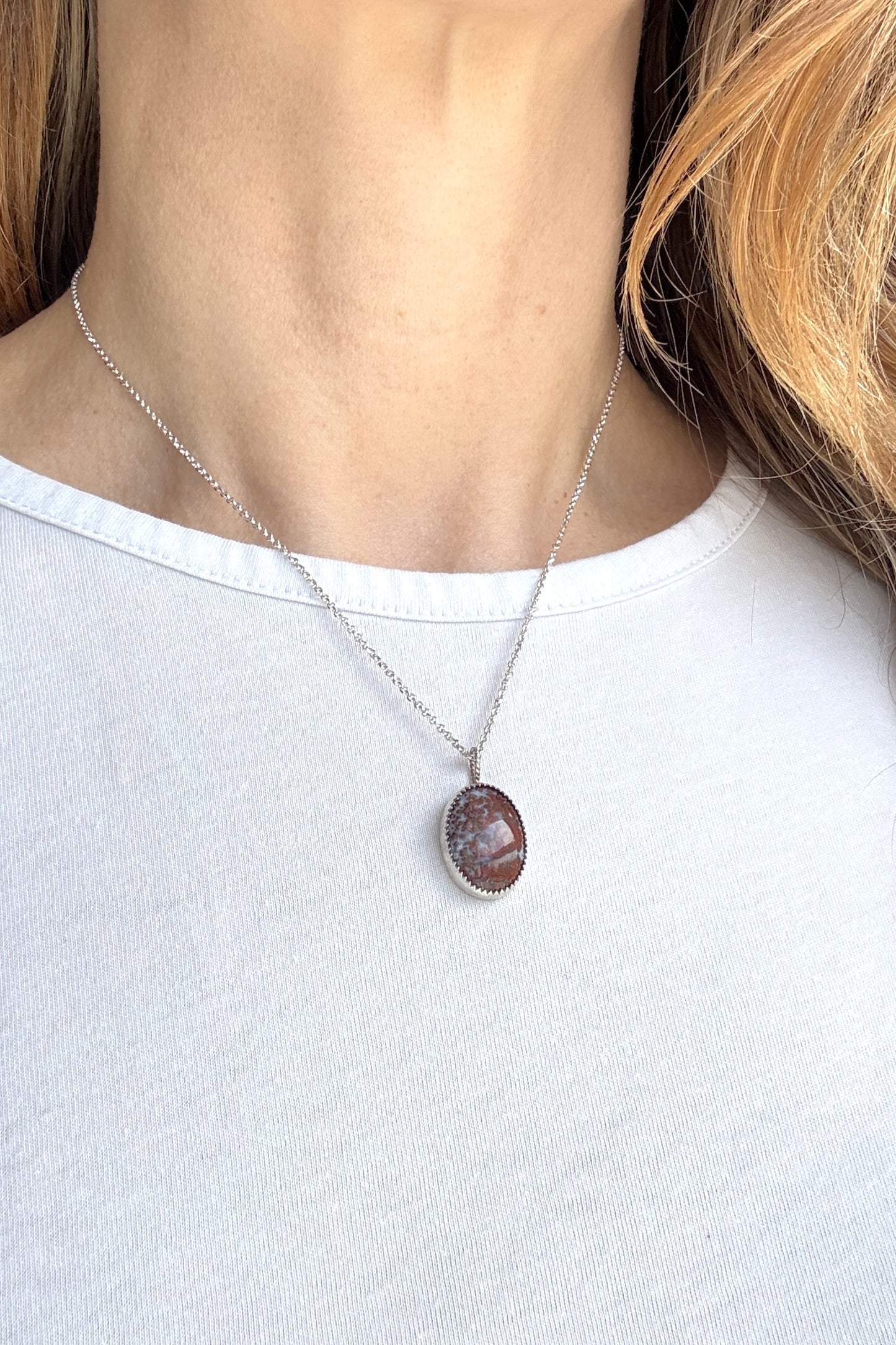 Red Agate Necklace