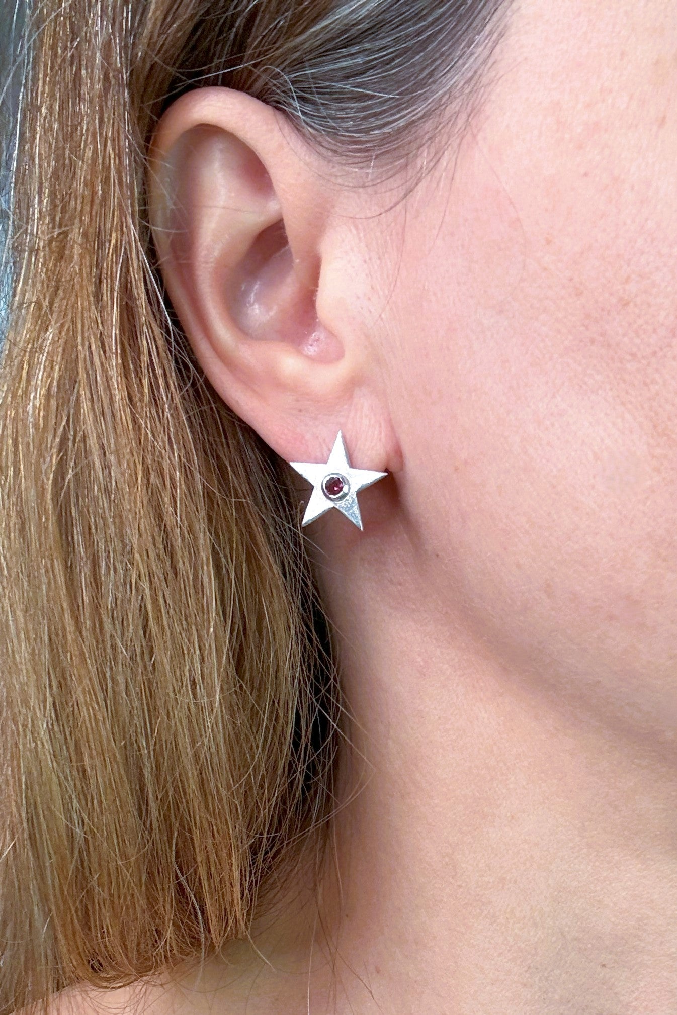 Tourmaline Stars Stud Earrings