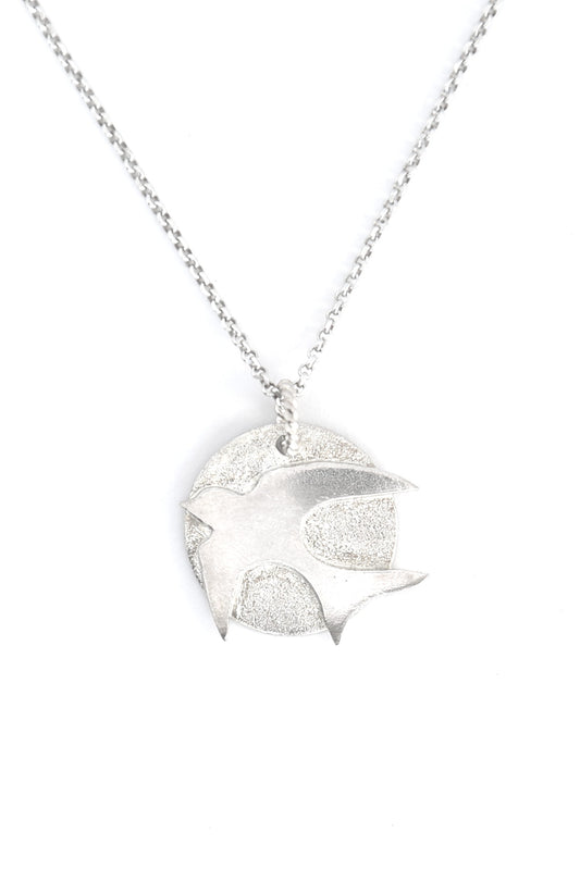 Swallow in Flight | Sterling Silver Necklace