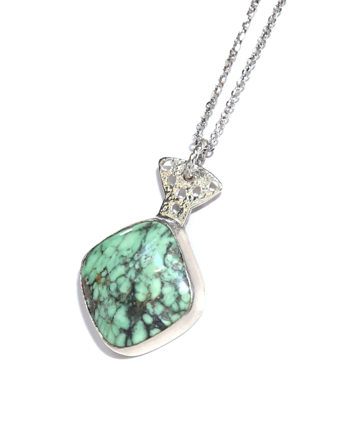 Australian Variscite Sterling Silver Necklace